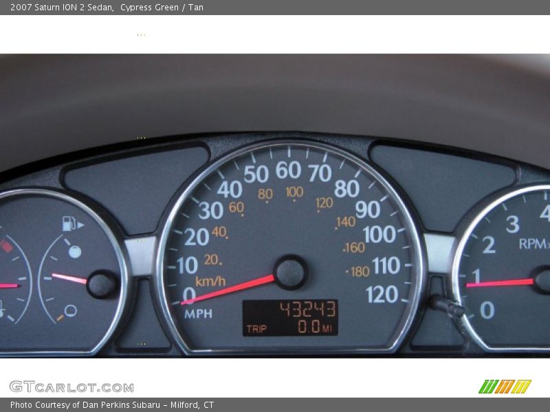 Cypress Green / Tan 2007 Saturn ION 2 Sedan