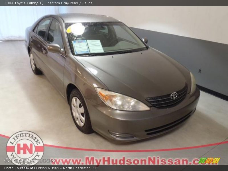 Phantom Gray Pearl / Taupe 2004 Toyota Camry LE