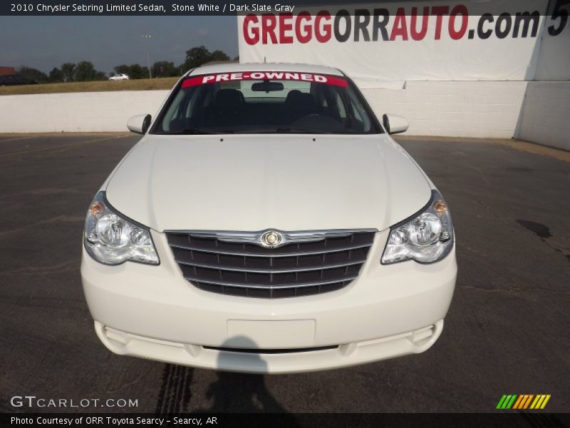 Stone White / Dark Slate Gray 2010 Chrysler Sebring Limited Sedan