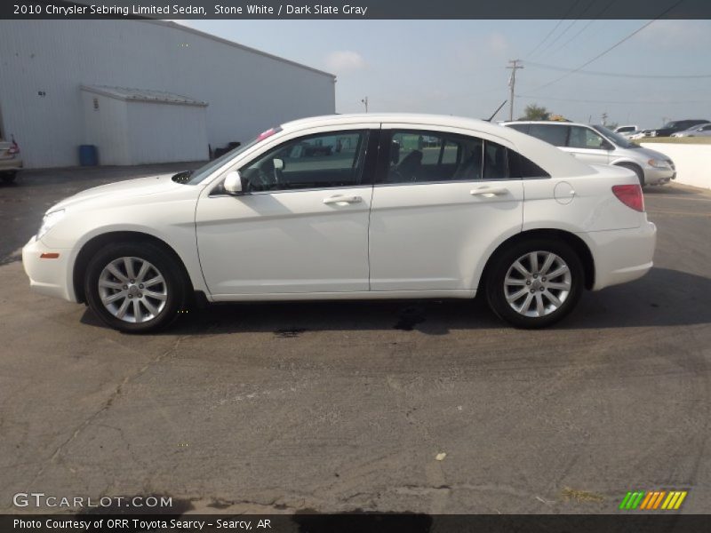 Stone White / Dark Slate Gray 2010 Chrysler Sebring Limited Sedan