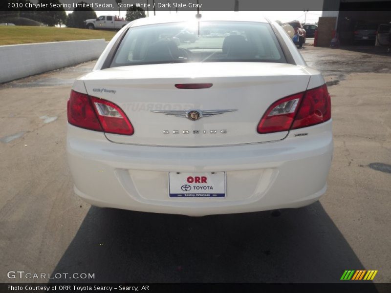 Stone White / Dark Slate Gray 2010 Chrysler Sebring Limited Sedan