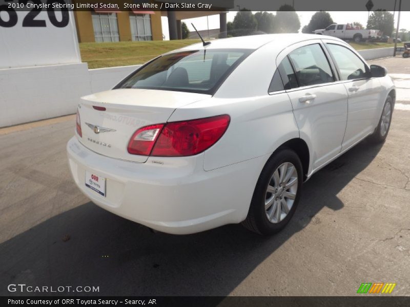 Stone White / Dark Slate Gray 2010 Chrysler Sebring Limited Sedan