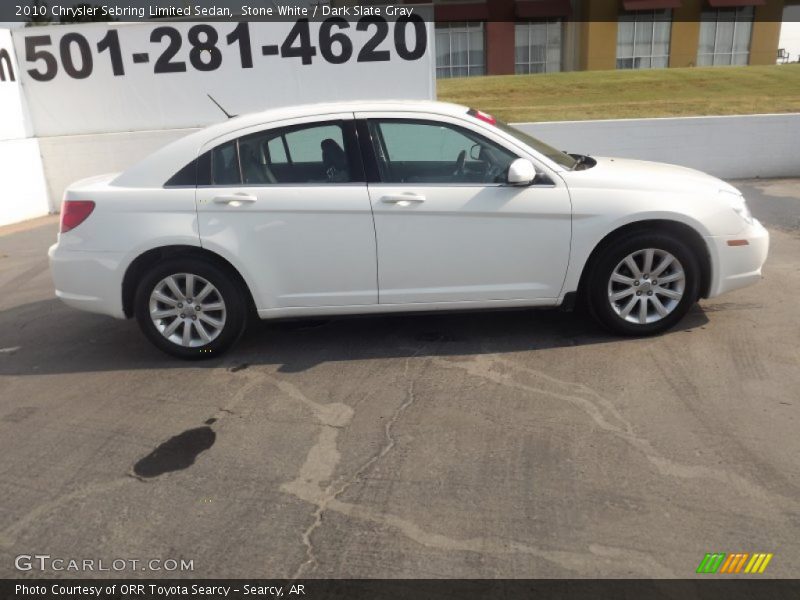 Stone White / Dark Slate Gray 2010 Chrysler Sebring Limited Sedan