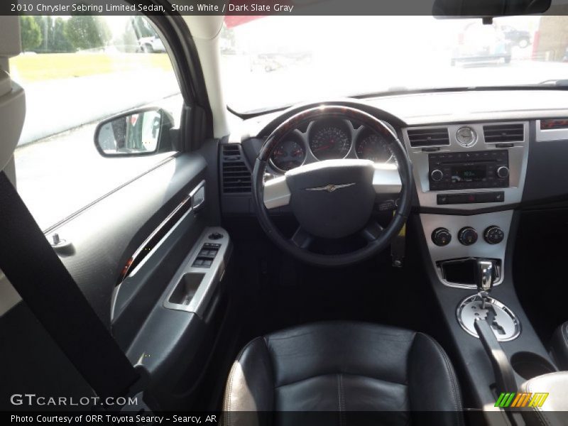 Stone White / Dark Slate Gray 2010 Chrysler Sebring Limited Sedan