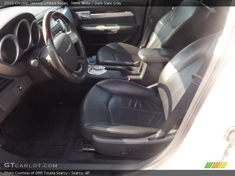 Stone White / Dark Slate Gray 2010 Chrysler Sebring Limited Sedan