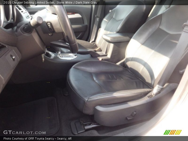 Stone White / Dark Slate Gray 2010 Chrysler Sebring Limited Sedan
