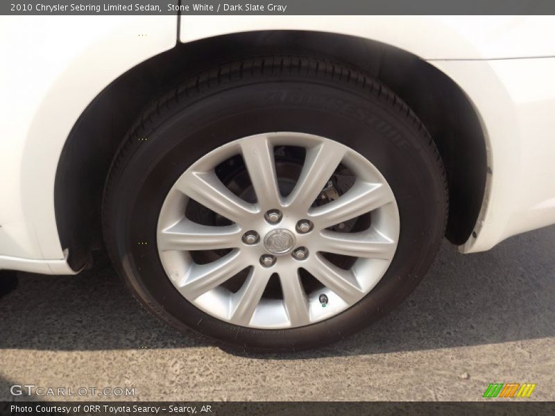 Stone White / Dark Slate Gray 2010 Chrysler Sebring Limited Sedan