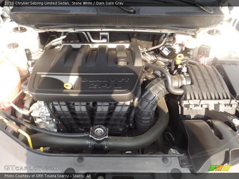 Stone White / Dark Slate Gray 2010 Chrysler Sebring Limited Sedan