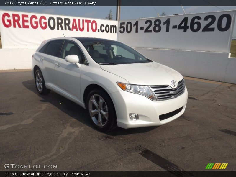 Blizzard White Pearl / Ivory 2012 Toyota Venza XLE