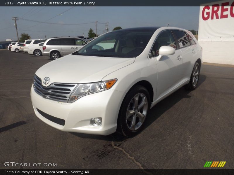 Blizzard White Pearl / Ivory 2012 Toyota Venza XLE