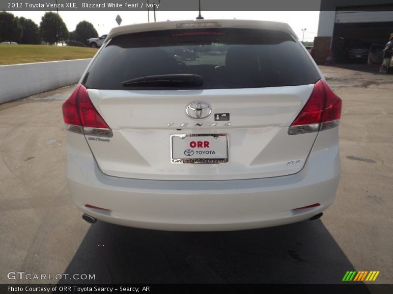 Blizzard White Pearl / Ivory 2012 Toyota Venza XLE