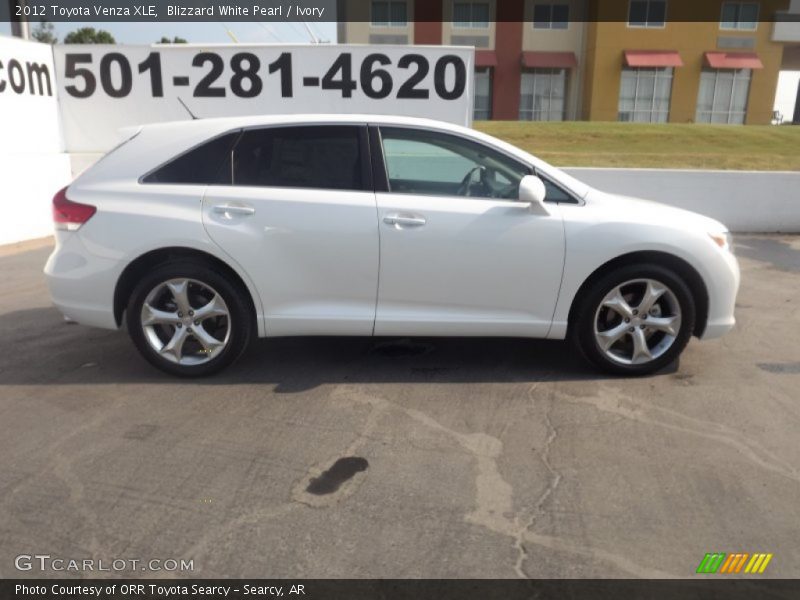 Blizzard White Pearl / Ivory 2012 Toyota Venza XLE