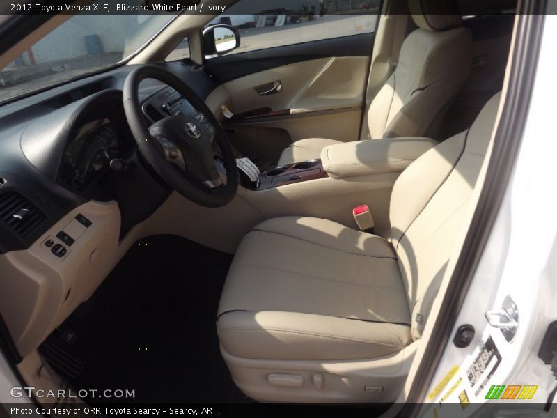 Blizzard White Pearl / Ivory 2012 Toyota Venza XLE