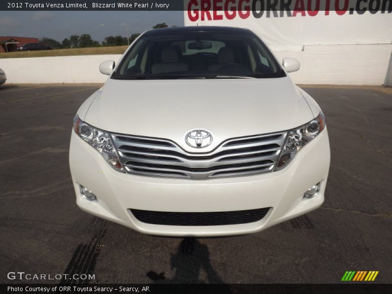 Blizzard White Pearl / Ivory 2012 Toyota Venza Limited