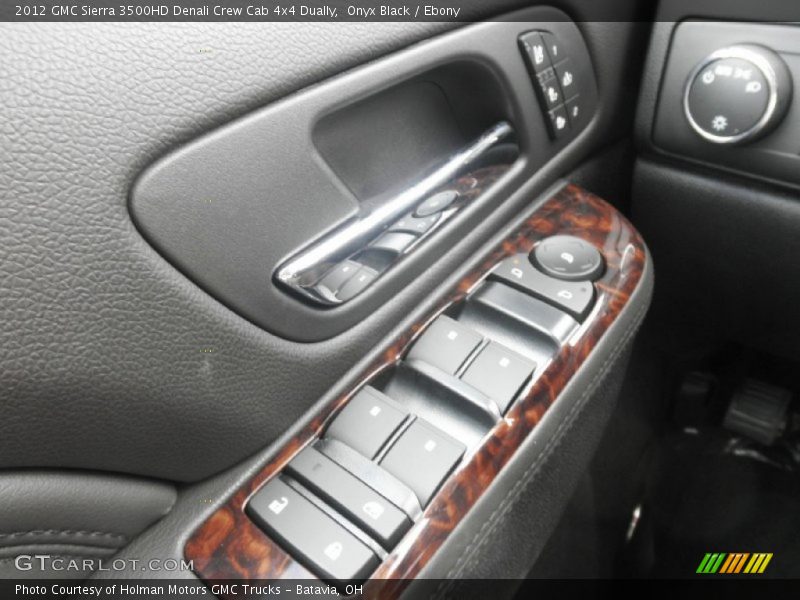 Onyx Black / Ebony 2012 GMC Sierra 3500HD Denali Crew Cab 4x4 Dually