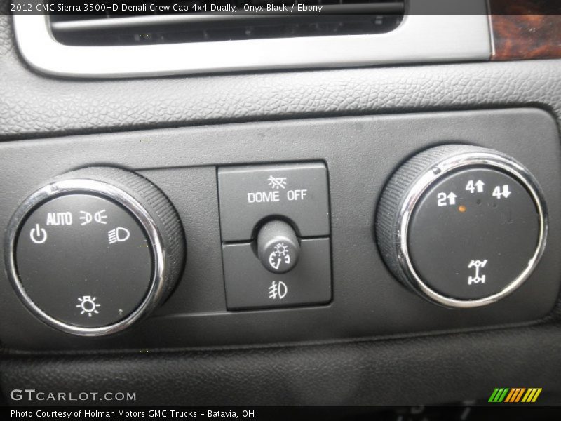 Onyx Black / Ebony 2012 GMC Sierra 3500HD Denali Crew Cab 4x4 Dually