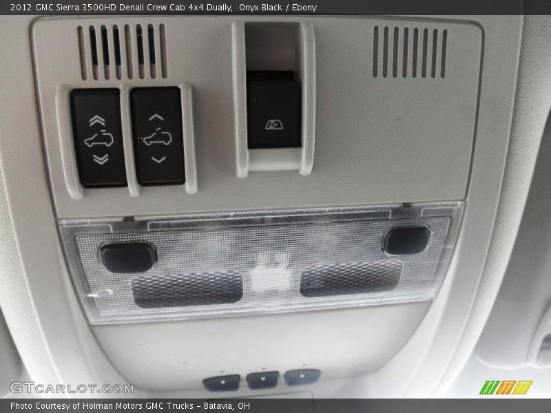 Onyx Black / Ebony 2012 GMC Sierra 3500HD Denali Crew Cab 4x4 Dually