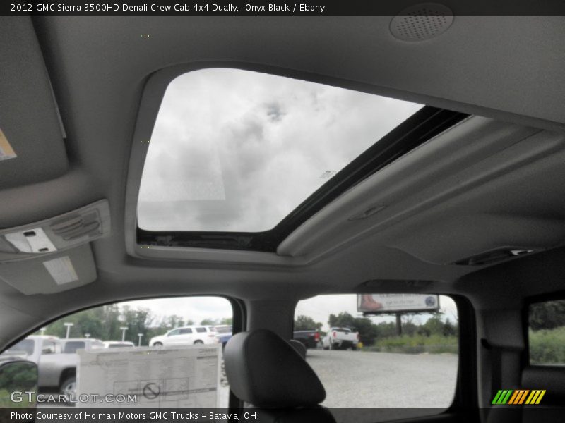 Onyx Black / Ebony 2012 GMC Sierra 3500HD Denali Crew Cab 4x4 Dually