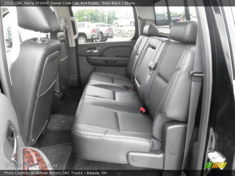 Onyx Black / Ebony 2012 GMC Sierra 3500HD Denali Crew Cab 4x4 Dually