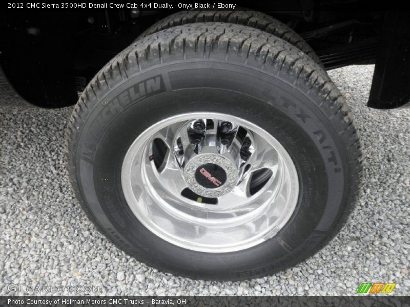 Onyx Black / Ebony 2012 GMC Sierra 3500HD Denali Crew Cab 4x4 Dually