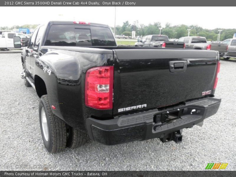 Onyx Black / Ebony 2012 GMC Sierra 3500HD Denali Crew Cab 4x4 Dually