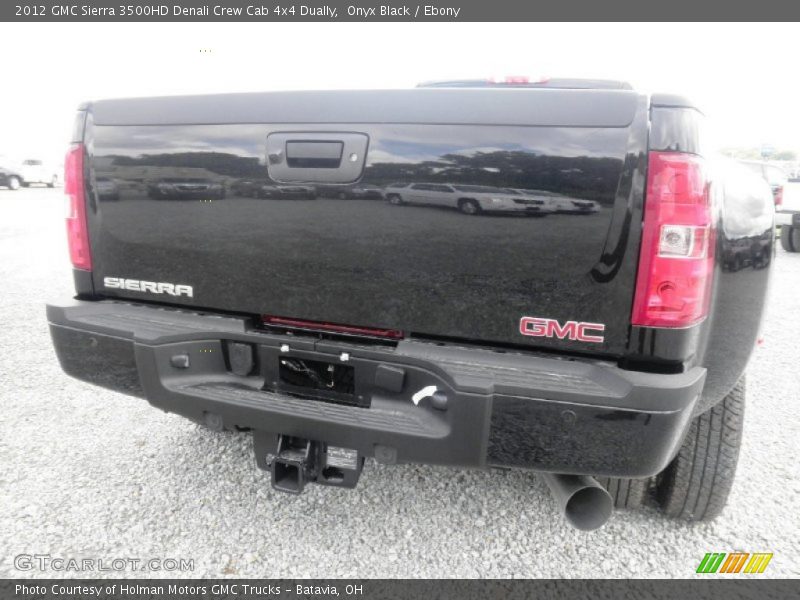 Onyx Black / Ebony 2012 GMC Sierra 3500HD Denali Crew Cab 4x4 Dually