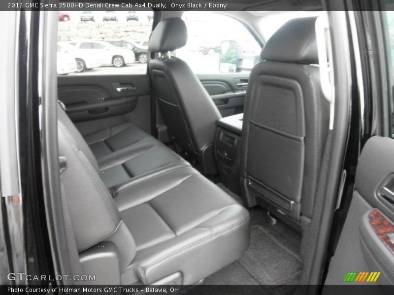 Onyx Black / Ebony 2012 GMC Sierra 3500HD Denali Crew Cab 4x4 Dually