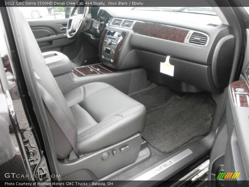 Onyx Black / Ebony 2012 GMC Sierra 3500HD Denali Crew Cab 4x4 Dually