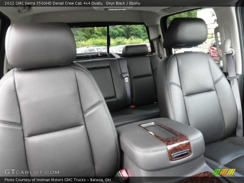 Onyx Black / Ebony 2012 GMC Sierra 3500HD Denali Crew Cab 4x4 Dually