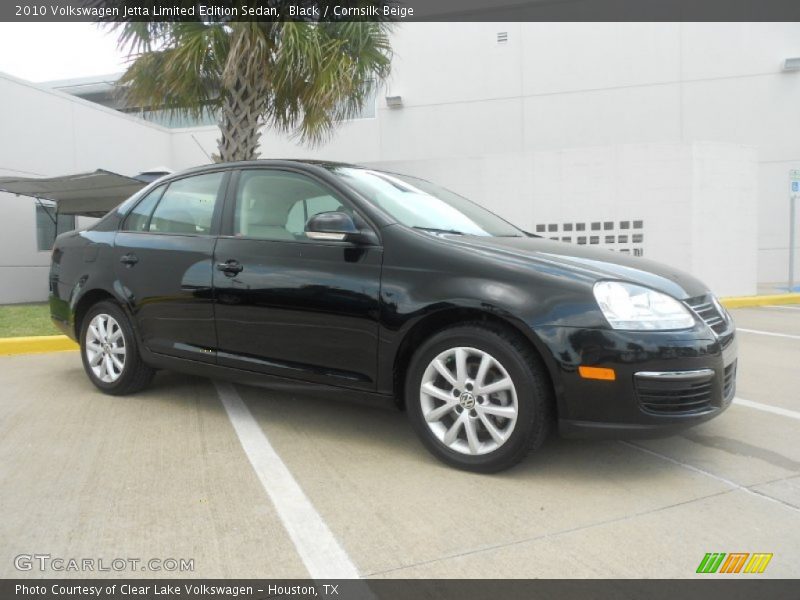 Black / Cornsilk Beige 2010 Volkswagen Jetta Limited Edition Sedan