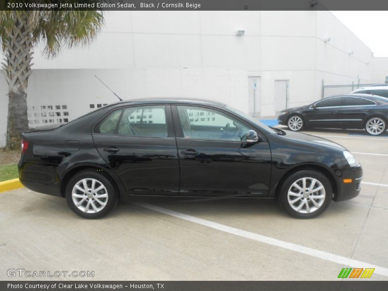 Black / Cornsilk Beige 2010 Volkswagen Jetta Limited Edition Sedan