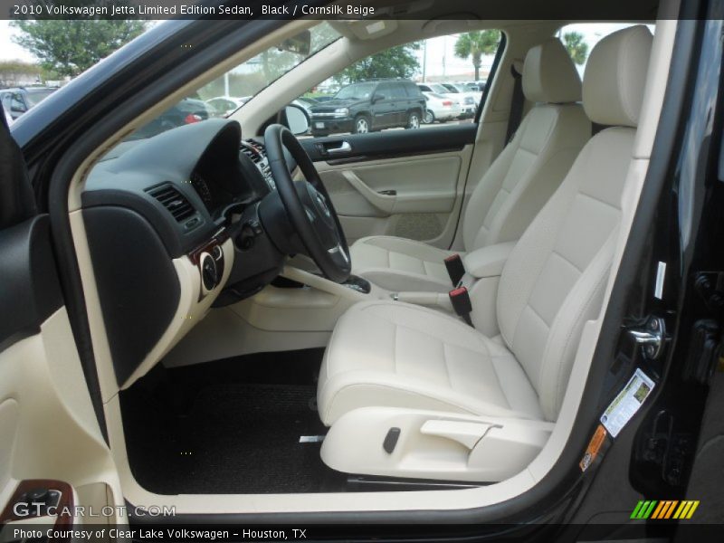 Black / Cornsilk Beige 2010 Volkswagen Jetta Limited Edition Sedan