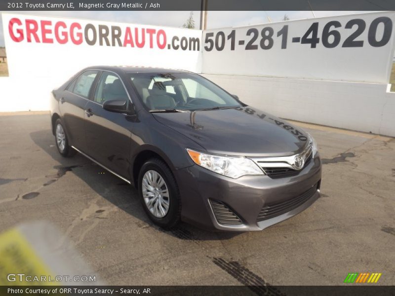 Magnetic Gray Metallic / Ash 2012 Toyota Camry LE