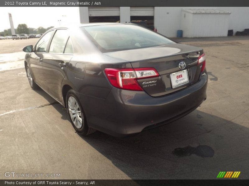 Magnetic Gray Metallic / Ash 2012 Toyota Camry LE