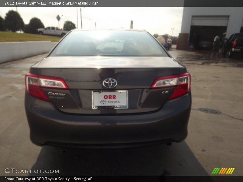 Magnetic Gray Metallic / Ash 2012 Toyota Camry LE