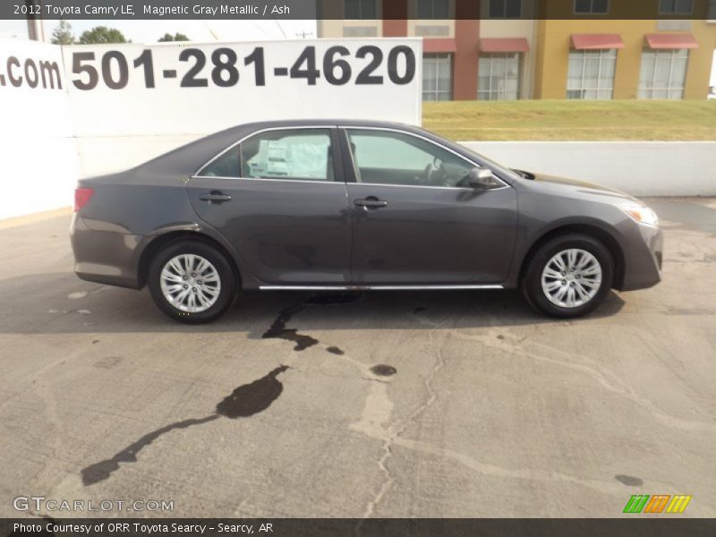 Magnetic Gray Metallic / Ash 2012 Toyota Camry LE
