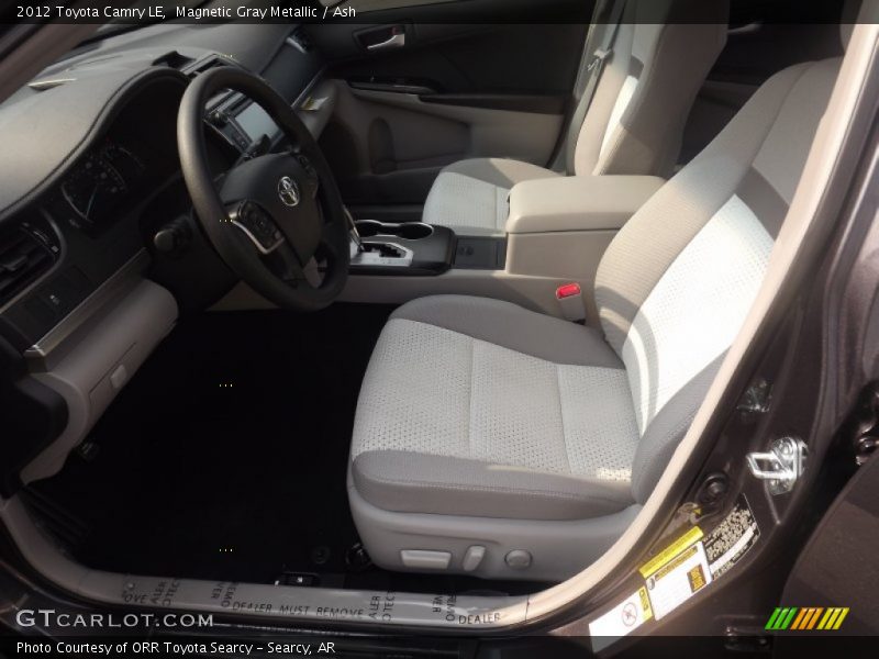Magnetic Gray Metallic / Ash 2012 Toyota Camry LE