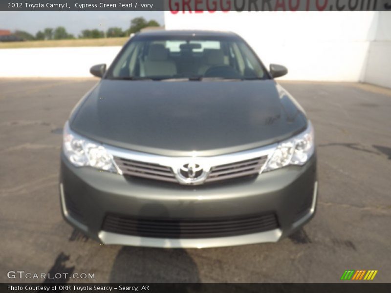 Cypress Green Pearl / Ivory 2012 Toyota Camry L