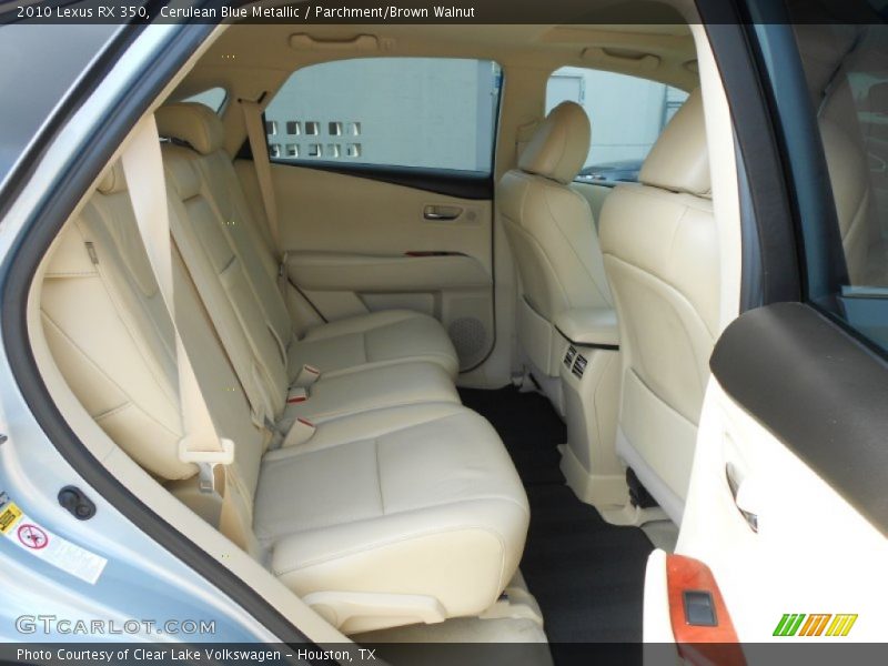Cerulean Blue Metallic / Parchment/Brown Walnut 2010 Lexus RX 350