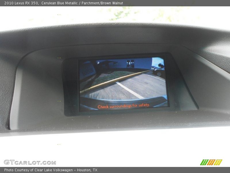 Cerulean Blue Metallic / Parchment/Brown Walnut 2010 Lexus RX 350