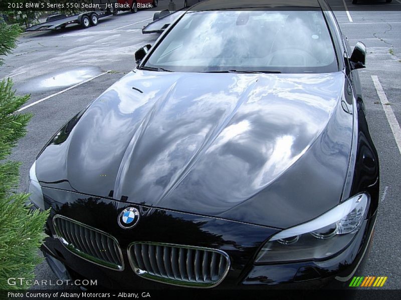 Jet Black / Black 2012 BMW 5 Series 550i Sedan