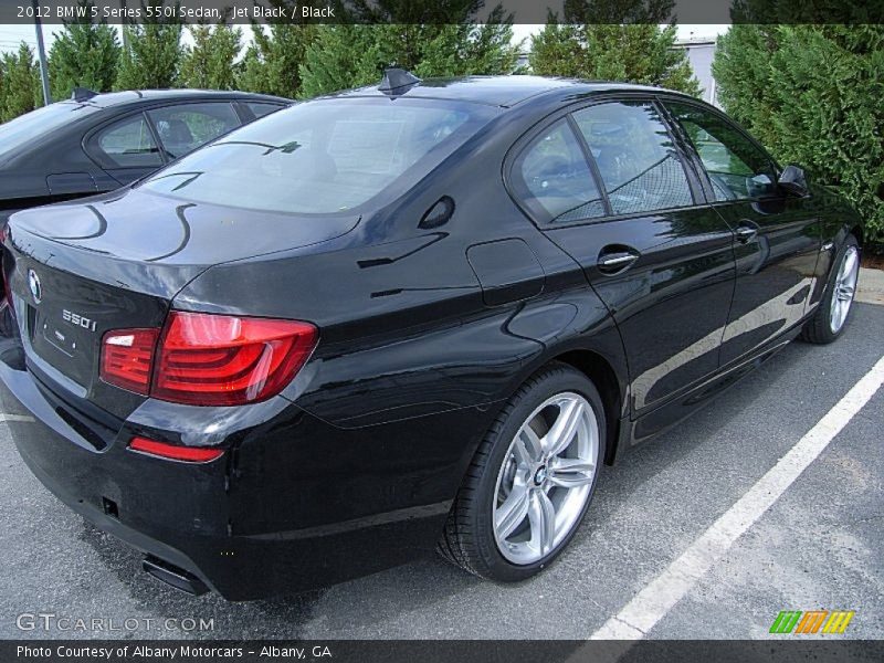 Jet Black / Black 2012 BMW 5 Series 550i Sedan