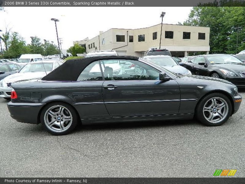 Sparkling Graphite Metallic / Black 2006 BMW 3 Series 330i Convertible