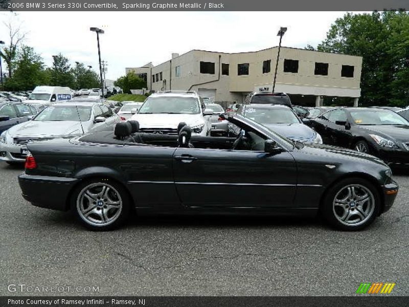 Sparkling Graphite Metallic / Black 2006 BMW 3 Series 330i Convertible