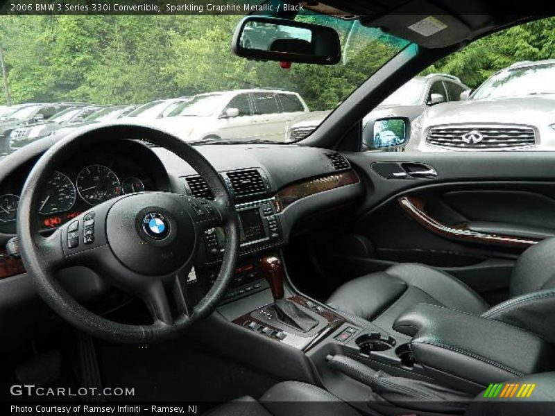 Sparkling Graphite Metallic / Black 2006 BMW 3 Series 330i Convertible