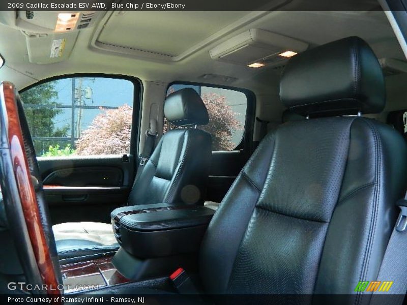 Blue Chip / Ebony/Ebony 2009 Cadillac Escalade ESV AWD