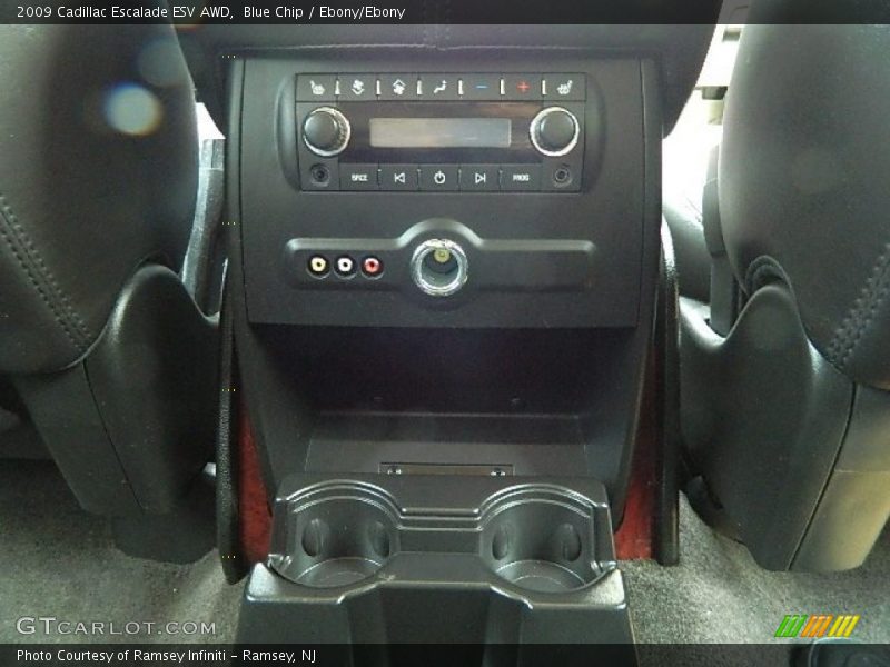 Blue Chip / Ebony/Ebony 2009 Cadillac Escalade ESV AWD