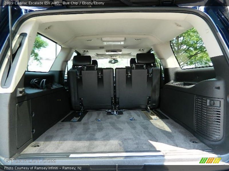 Blue Chip / Ebony/Ebony 2009 Cadillac Escalade ESV AWD