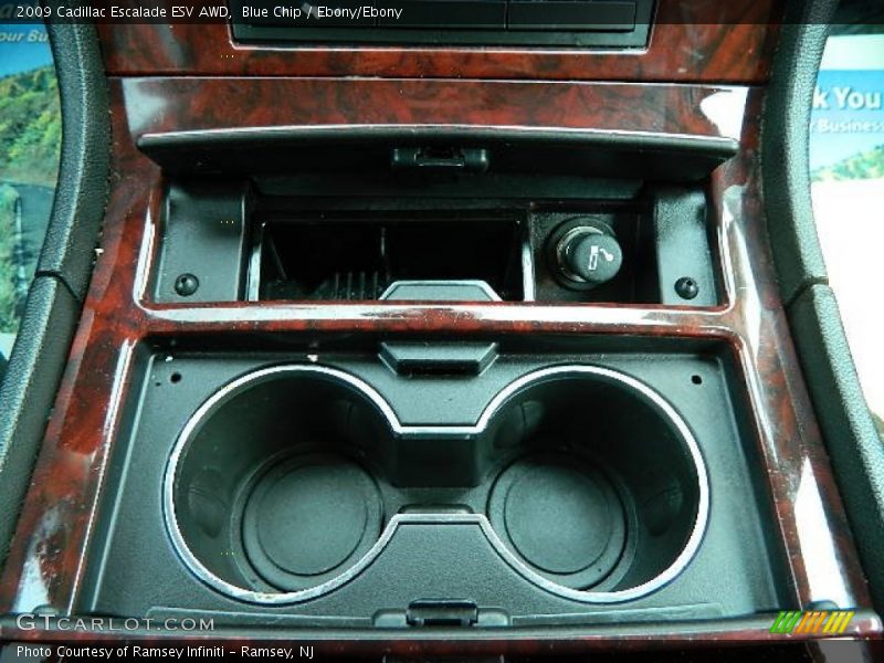 Blue Chip / Ebony/Ebony 2009 Cadillac Escalade ESV AWD