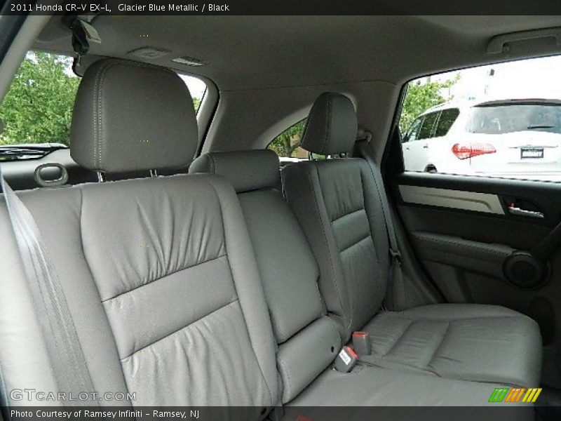 Glacier Blue Metallic / Black 2011 Honda CR-V EX-L